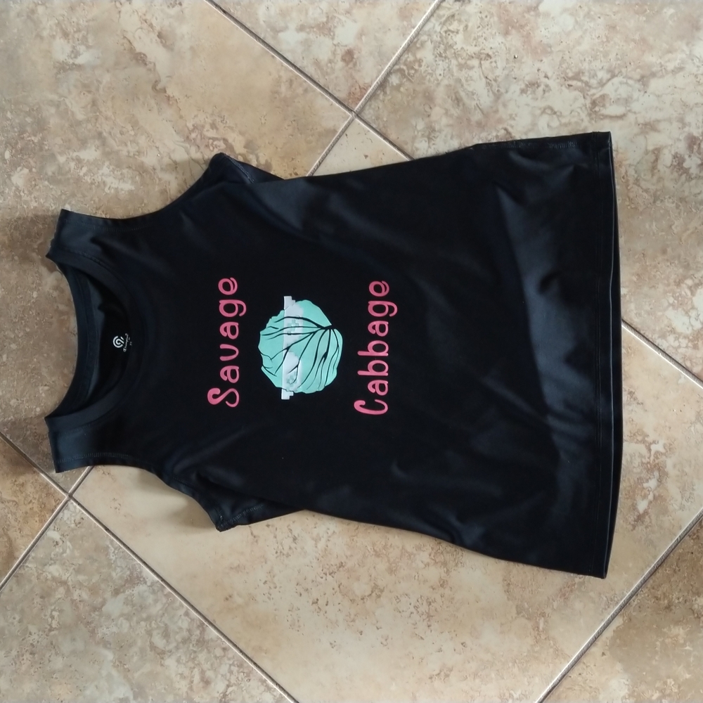 Champion, XS, Black dry fit tank top